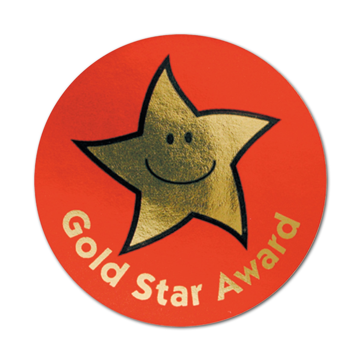 Gold Star Award Metallic Star Stickers Superstickers