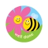 Cherry Blossom 38mm `Well Done` Bees Scratch And Sniff Stickers
