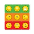 12mm Square Mini Emoticon Stickers