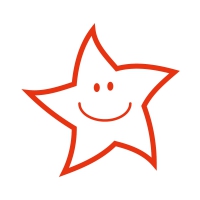Sticker Factory Stamper: Star - Red (No Caption)