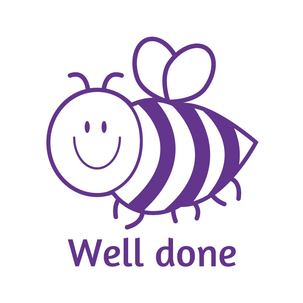 Well Done Bee Stamp from The Sticker Factory - SuperStickers