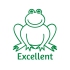 Sticker Factory Stamper: Excellent Frog - Green