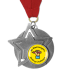 Personalised Medal: Star - Silver 60mm