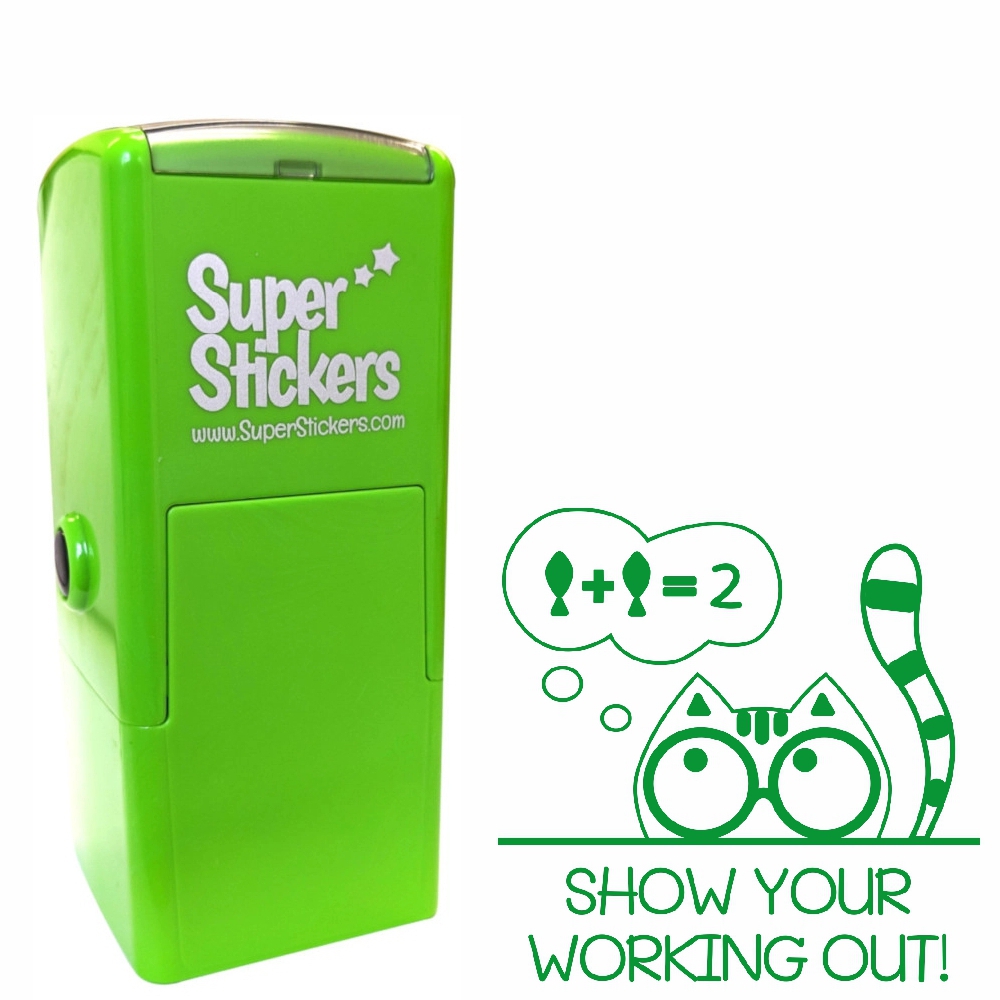 Stamper: Show Your Working Out - Green
