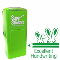 Stamper: Excellent handwriting - Green