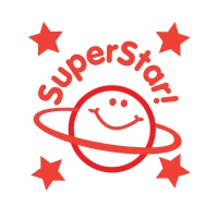 Mini Stamper: Red SuperStar (11mm)