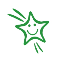 Mini Stamper: Green Star (11mm)