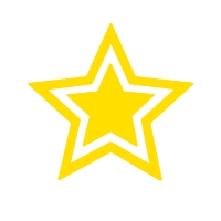 Mini Stamper: Gold Star (11mm)