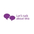 Rectangular Stamper: Let`s Talk About This - Purple