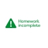 Rectangular Stamper: Homework Incomplete - Green