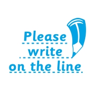 Stamper: Please Write On The Line