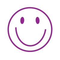 Stamper: Purple Smile