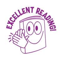 Stamper: Excellent Reading! - Purple