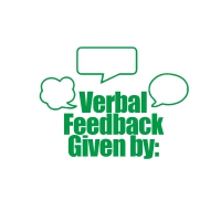 Stamper: Verbal Feedback Given By - Green