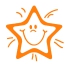 Stamper: Smiley Star - Orange