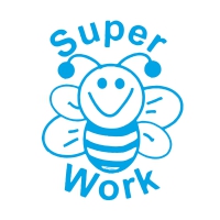 Stamper: Super Work - Bee - Turquoise