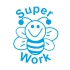 Stamper: Super Work - Bee - Turquoise