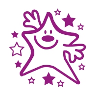 Stamper: Smiley Star - Purple