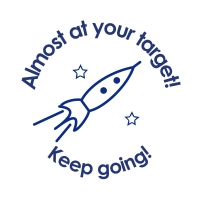 Stamper: Almost At Your Target Keep Going! - Rocket