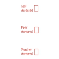 Stamper: Self / Peer / Teacher Assessed