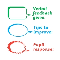 3 In 1 Stamper: Verbal Feedback / Improve / Response