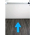 Floor Marker - Blue Directional Arrow (400x160 mm)