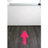 Floor Marker - Pink Directional Arrow (400x160 mm)