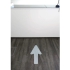 Floor Marker - Grey Directional Arrow (400x160 mm)
