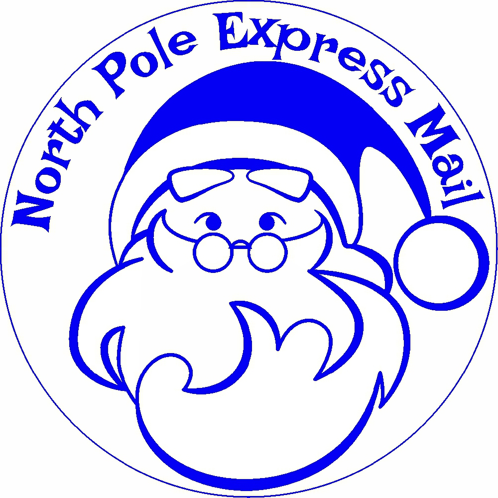 Stamper: North Pole Express Mail - Blue