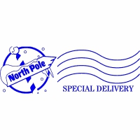 Stamper: North Pole Special Delivery - Blue