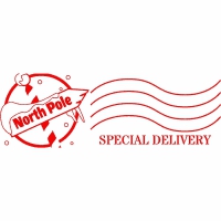 Stamper: North Pole Special Delivery - Red