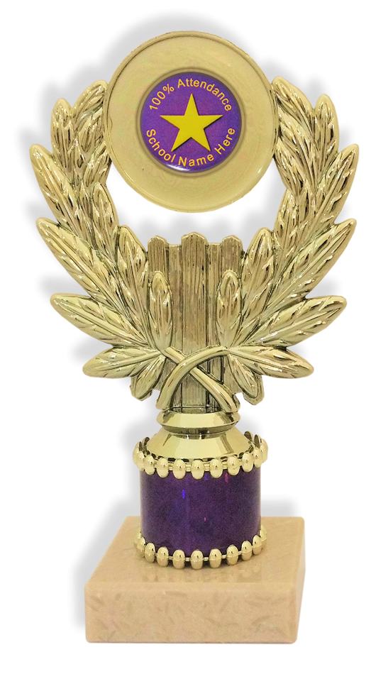 Trophy: Purple Column (Laurel Leaf)