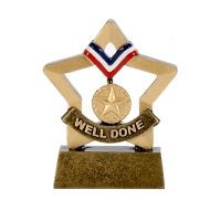 Trophy: Well Done Mini Star Trophy