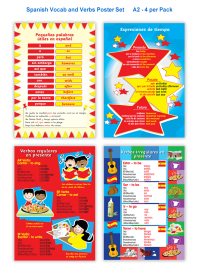 Poster: Spanish Vocab and Verbs Set