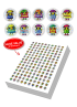 Sticker: Sparkling Praise Crazies - Bulk Pack: 50 A4 Sheets (5 X AS12733)
