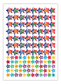Sticker: French Stars - Bulk Pack: 50 A4 Sheets (5 X AS13778)