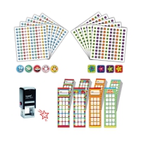 Bookmark: Bookmarks Mini Sticker And Stamper Pack