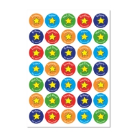 Quick Personalised Stickers: Stars