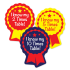 Sticker: Year 2 Times Tables Rosette Quick Pack X2 X5 X10