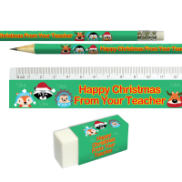 Happy Christmas From Your Teacher Woodland Animals Christmas Stationery Set