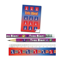 Stationery Set: Très Bien! With Notepad